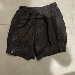 Lululemon Dark Olive Pace Breaker Short Size S